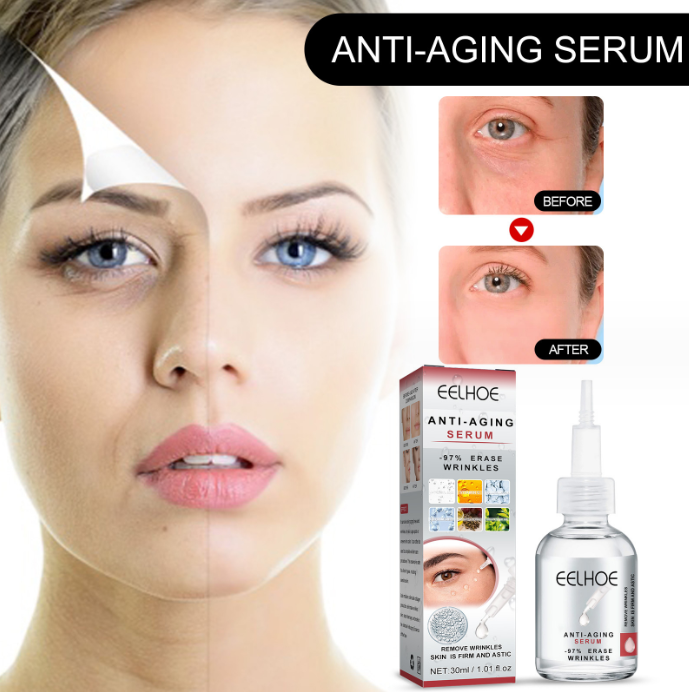 Close-up texture of nourishing facial essence showing hydrating formula consistency